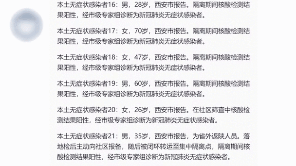 多地新增13例本土确诊及21例无症状/多地新增13例本土确诊及21例无症状感染者