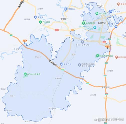 自流井区什么时候可以管控区/自流井区地图