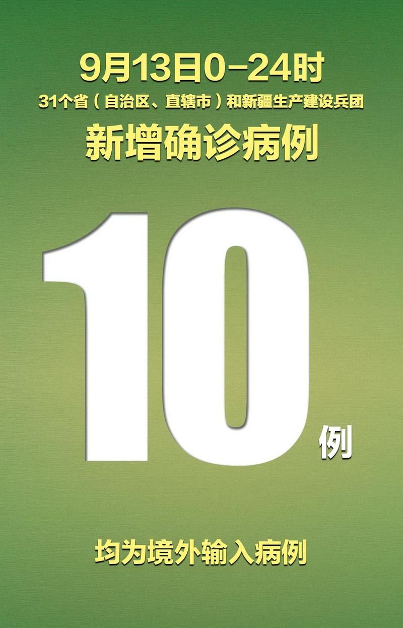 10地新增5例均为境外输入(10地新增5例均为境外输入病例)