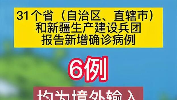 31个省份新增27例均为境外输入/31省份新增11例境外输入