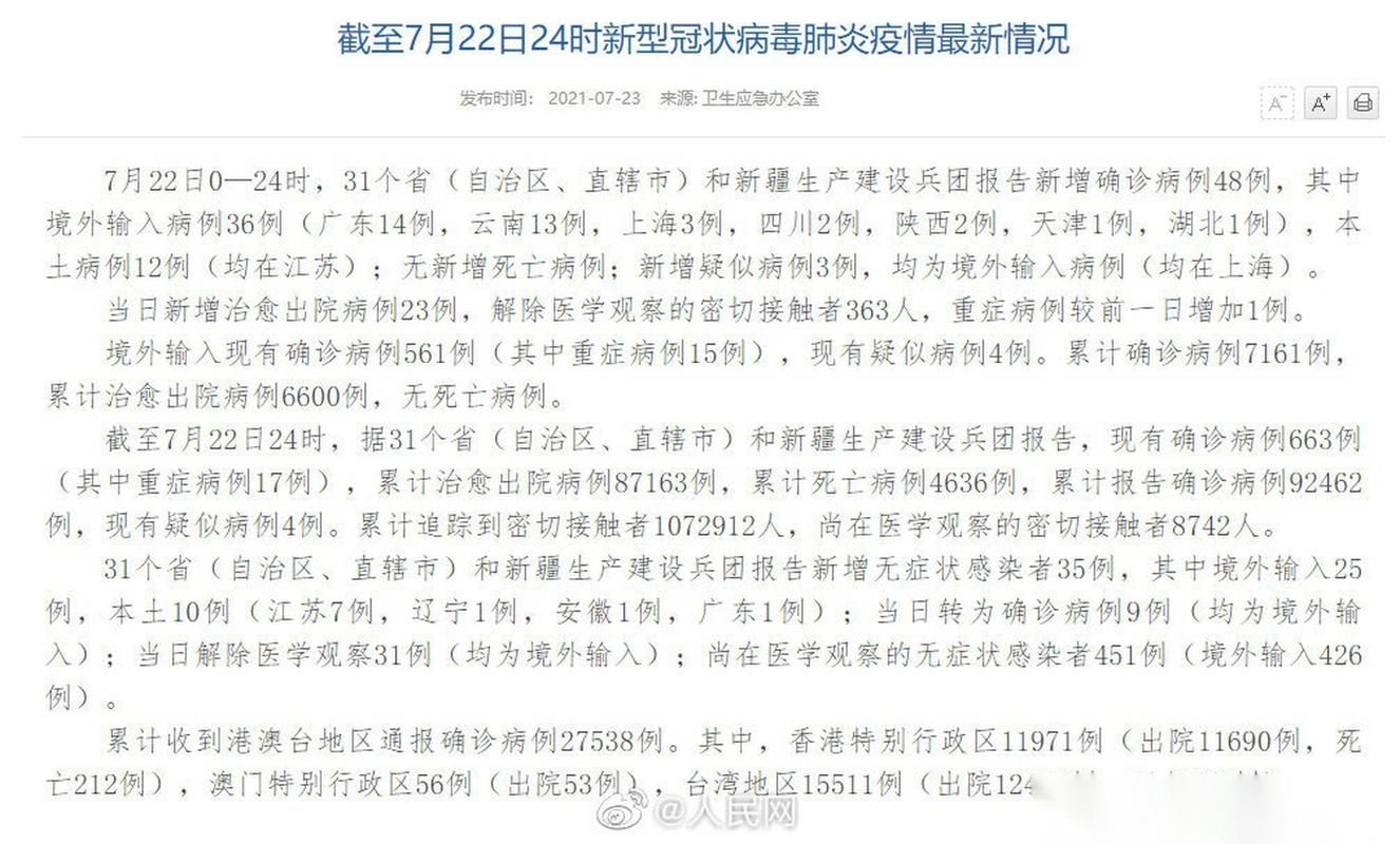 31个省份新增23例死亡病例涉12省/我国新增死亡病例