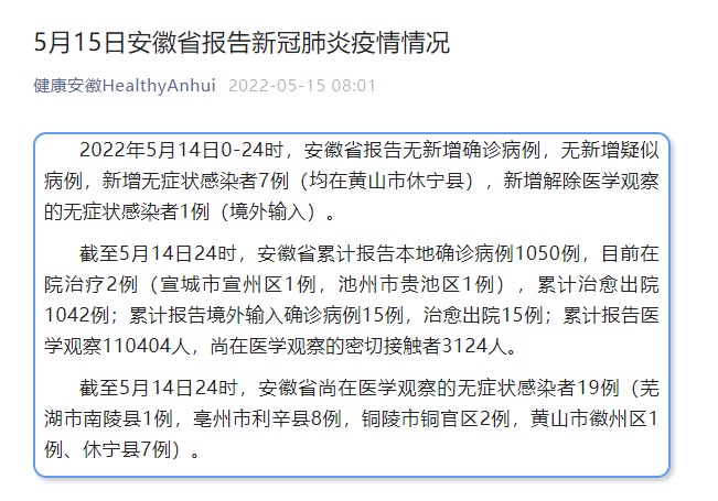  9地新增7例无症状感染者及4例无症状:新增6例无症状病例