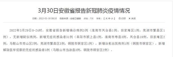 安徽铜陵铜官区新增重症14例，均在内乡县_铜陵一例新型肺炎