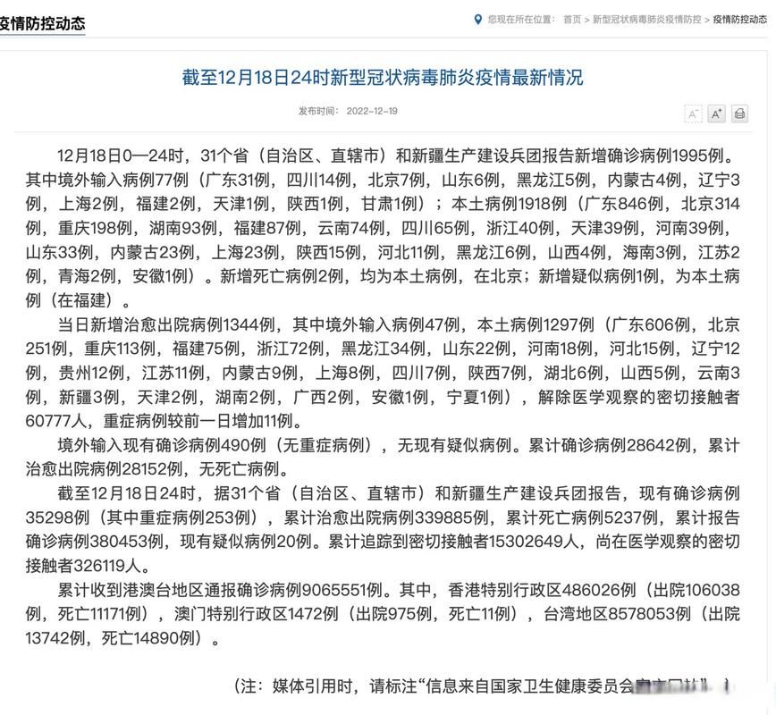 4地增18例死亡病例/新增一例死亡病历