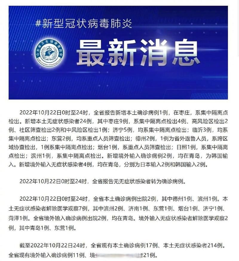  31省市新增22例阳性感染者涉1省市:31省区市新增确诊2
