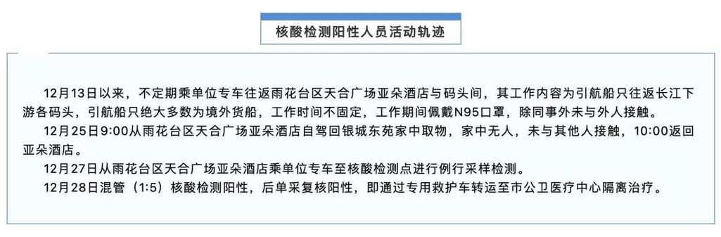 江西九江近1天核酸阳性活动轨迹/江西九江发现1名核酸阳性人员
