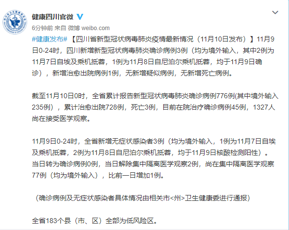 浏阳今冬新增核酸阳性9例/浏阳有确诊冠状病毒肺炎的病人吗