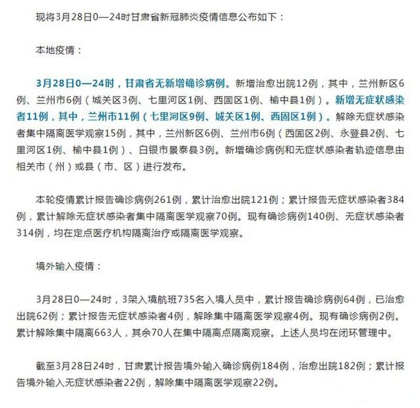 【一张图看懂景泰县昨日最新通报_景泰县疫情最新情况】