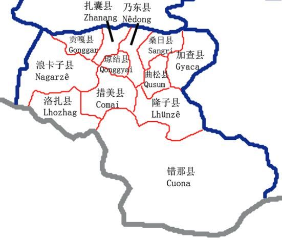 西藏自治区山南市洛扎县近期新增12例境外输入病例/西藏洛扎县地图