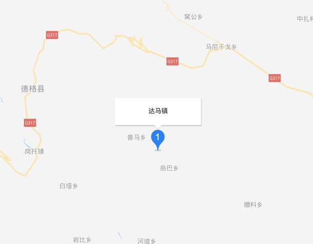  一张图看懂德格县3月1日最新通报:德格县地图上的位置